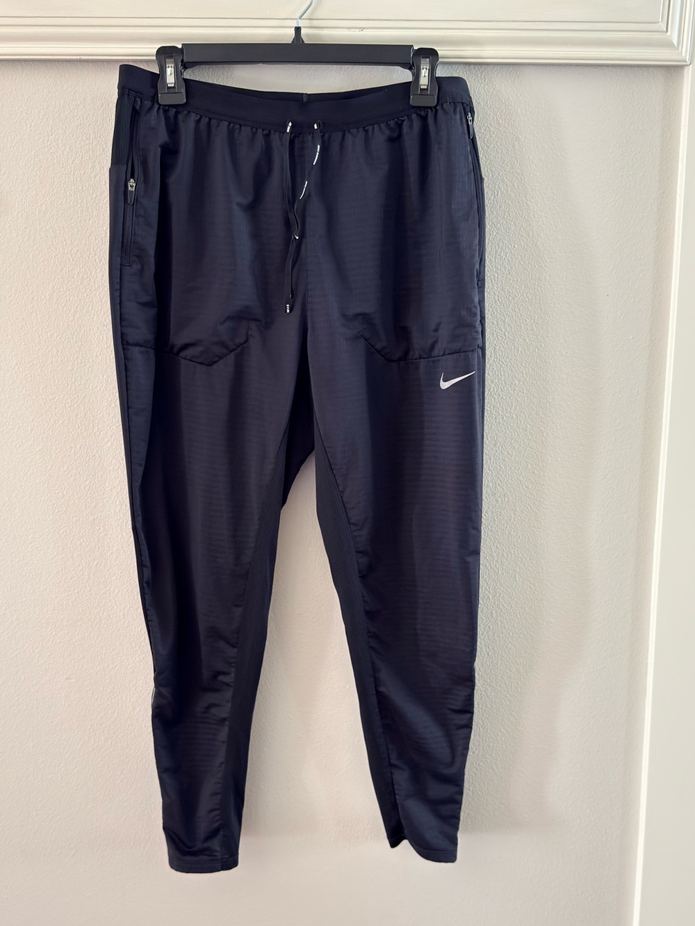 Nike Dri-FIT Phenom Elite Tapered Jogger Running Pants Size L Black Mesh